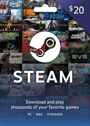 Steam Gift Card 20 USD Steam Key GLOBAL