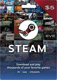 Steam Gift Card 5 USD Steam Key GLOBAL